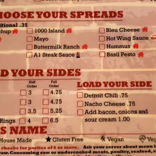 You fill this out to order