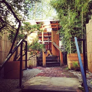 To the patio!