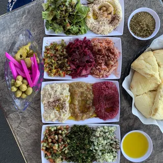 Basha Mezza Platter Lunch