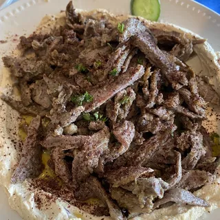 Hummus with Meat