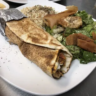 a plate of food