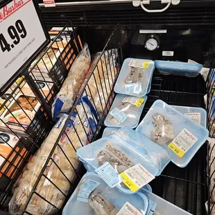  a shopping cart filled with food items