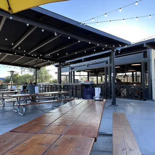 Outside seating