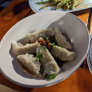 Spicy Pork & Chicken Dumplings