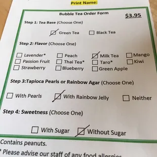 Plenty of options for your tea