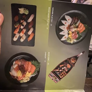 sushi and sashimi