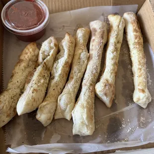 Bread Sticks.  Perfect