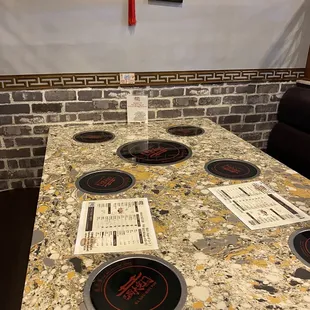 Hot pot table