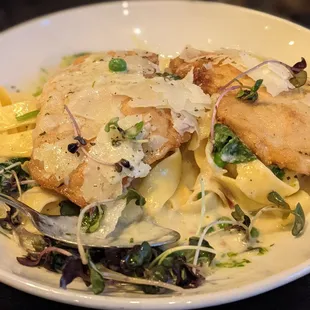 Chicken carbonara