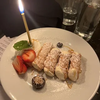 vanilla creme cannolis