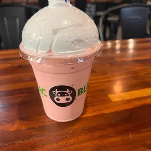 Strawberry milkshake