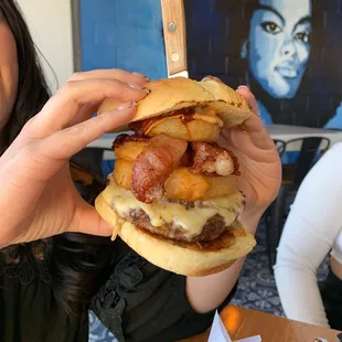 Barbecue BBQ Tower Burger