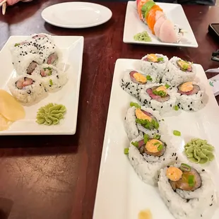 food, sushi, sashimi, sushi and sashimi
