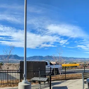 the view from the patio