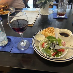 French Dip sandwich with a house Salad