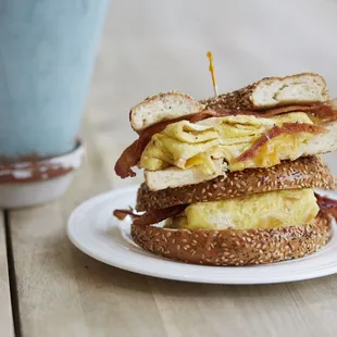 Breakfast Bagel Sandwich