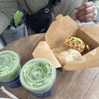 Lavender Matcha Latte