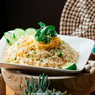 Crab Omelet Fried Rice