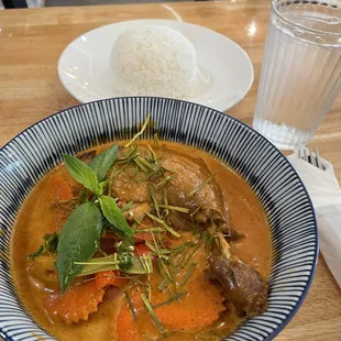 Red duck curry