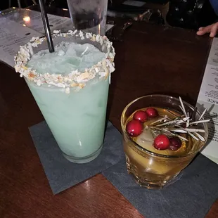 drink, oysters and mussels