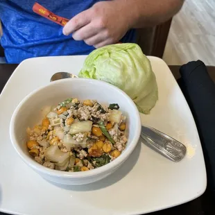 Pork Lettuce Wrap