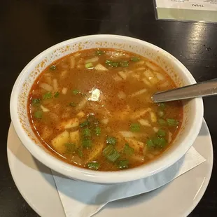 Tom yum soup