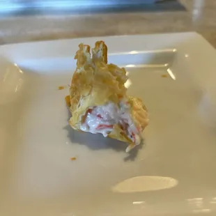 Crab Rangoon detail
