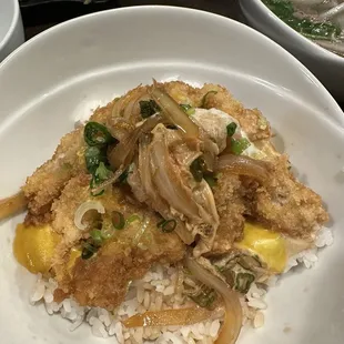 Fried Chicken Rice Bowl