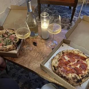 on the left - a special they had at arthop with tri-tip!