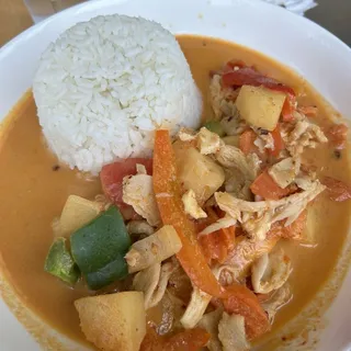 Pineapple Curry Lunch
