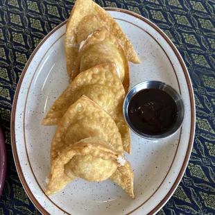 A3. Cream Cheese Wontons (5/order)