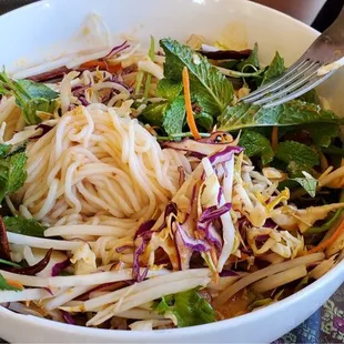a bowl of salad