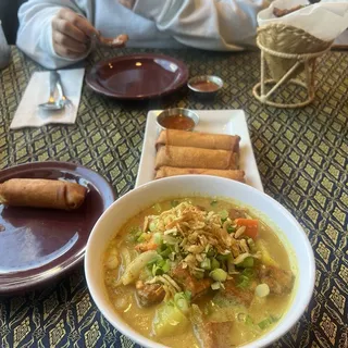 A5. Veggie Curry Rolls (4/order)