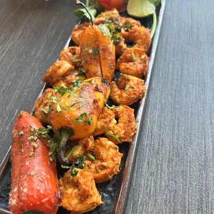Basil Indian Bistro&apos;s Tandoori Shrimp .