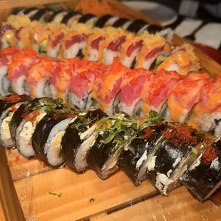 Big Daddy Roll The Weezer Roll Red Dragon Roll Finn Roll