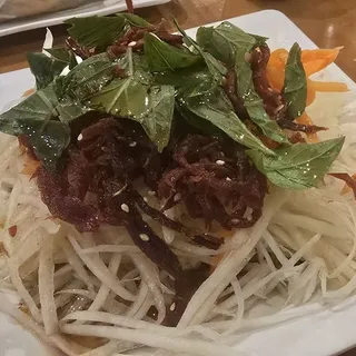 16. Beef Jerky Papaya Salad