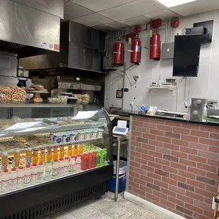 a view of the kitchen