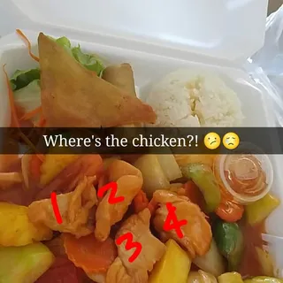 Kung Pao Chicken Lunch Special