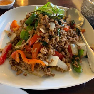 Stir-Fried with Basil