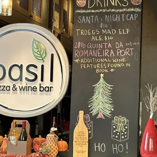 the menu