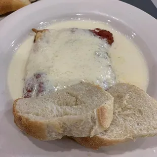 Lasagna with jalapeño cream sauce