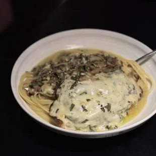 Chicken saltimbocca Florentine