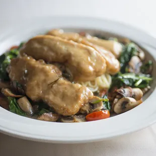Chicken piccata.