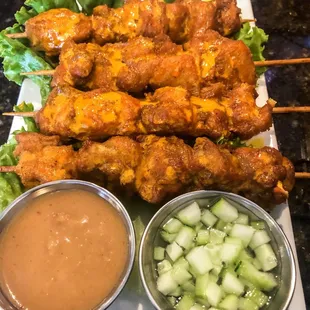 2. Four Chicken Satay