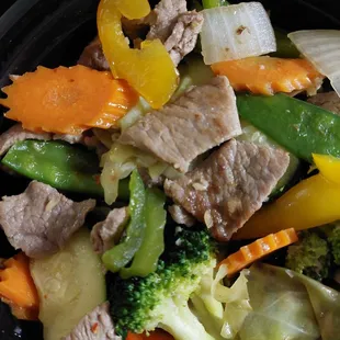 Mixed Vegetables with Beef