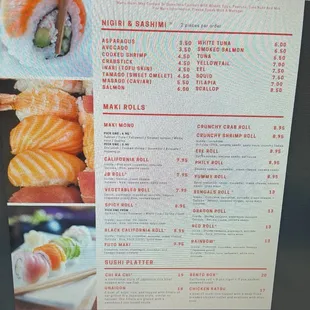 Menu page 2.