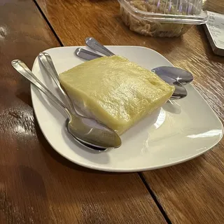 Sweet Sticky rice with Thai custard