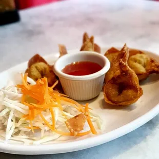 chicken wings and fried chicken, food