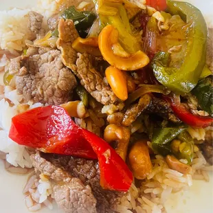 Cashew Nuts w/ Beef. Yum!!!!!!