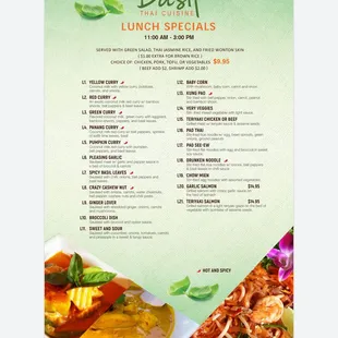 Menu - Lunch